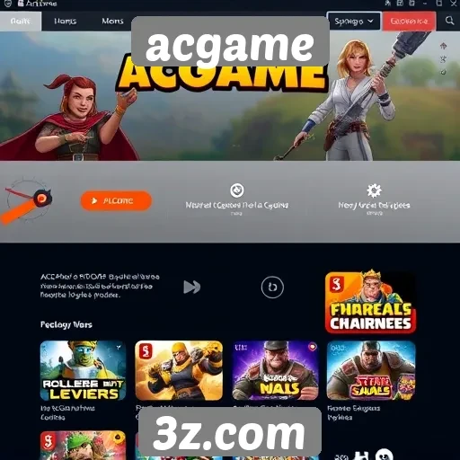 acgame inova com novas funcionalidades e layout atualizado